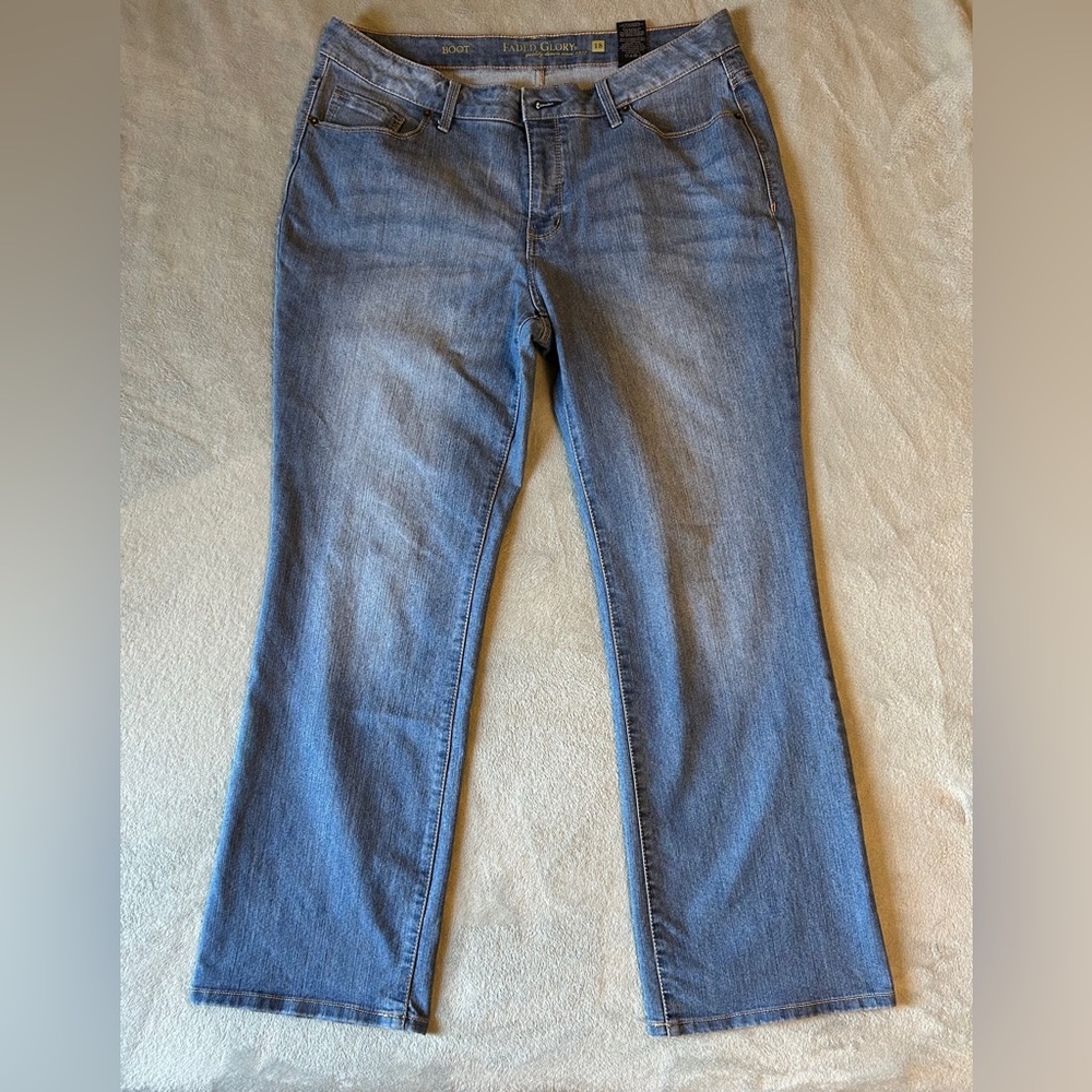 Faded Glory Jeans Size 18